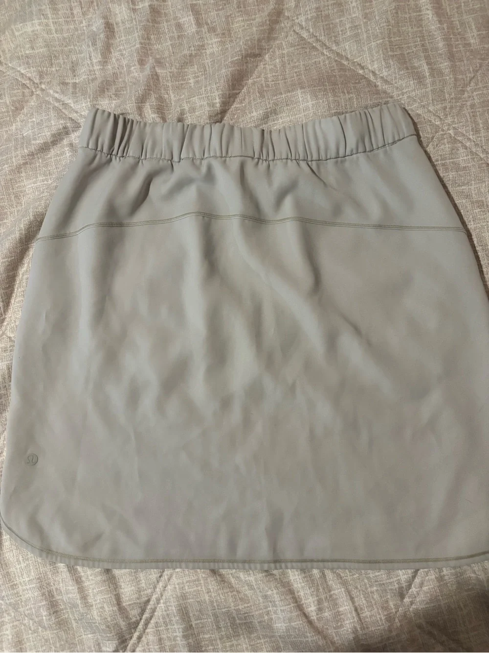 lululemon athletica Light Sage/gray Elastic Waist Skirt